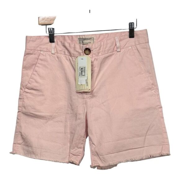 Current/Elliott Pants - current elliot the captain roll shorts coral  size 27